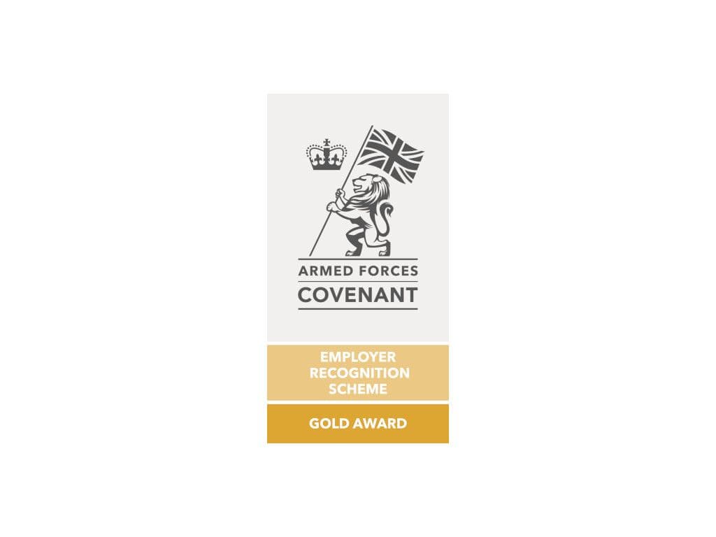 Armed Forces Covenant Employer Recognition Scheme Gold Award